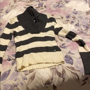 American Eagle striped sweater